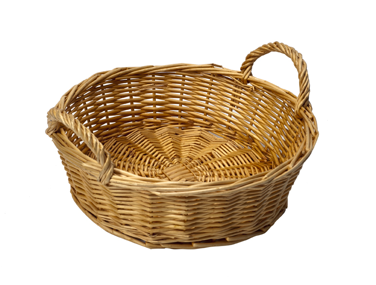 category_D1107 - Wicker Bread Basket with Handles