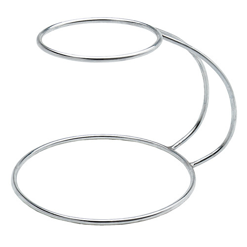 category_D1313 - White China Cake Stand - 2 Tier