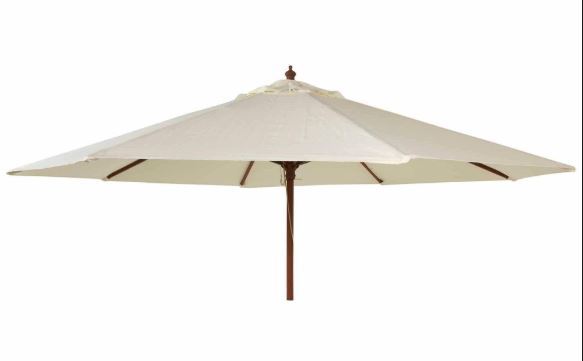 category_FO1206 - Garden Parasol Round 2m - Natural