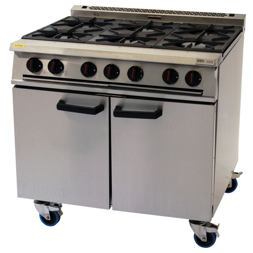 6 BURNER RANGE OVEN PROPANE G1306