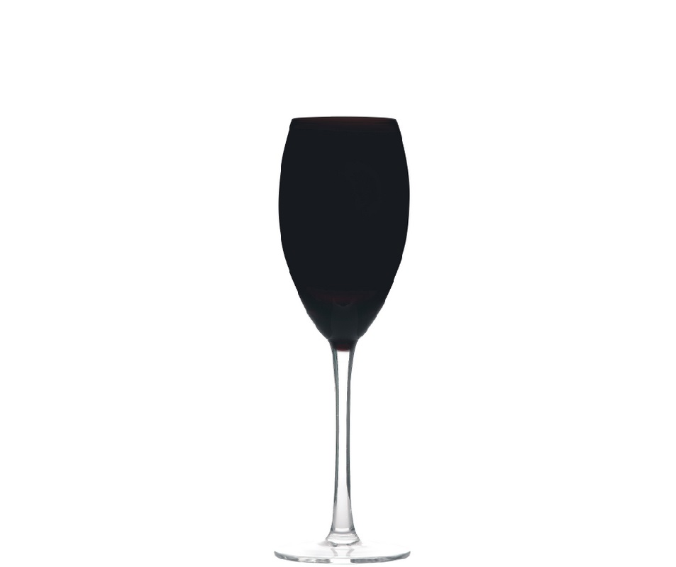 category_C1332 - Black Flutted Champagne Glass 6 1/2oz